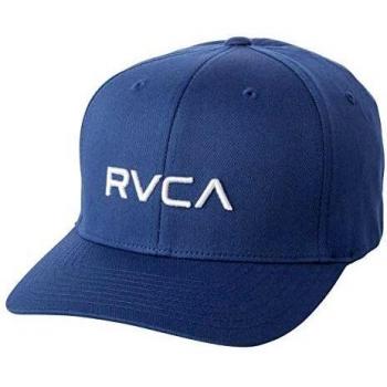 RVCA Flexfit - Gorra de béisbol, color azul