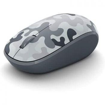 Microsoft Bluetooth Ratón Camuflaje, Blanco