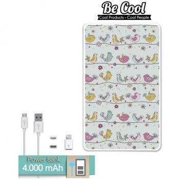 Becool® - Batería Externa Power Bank 4000 mah + Gratis 1 cable USB-MicroUsb