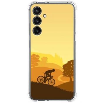 Funda Antigolpes de Silicona para Samsung Galaxy S23 FE 5G con Diseño Ciclista y Dibujos