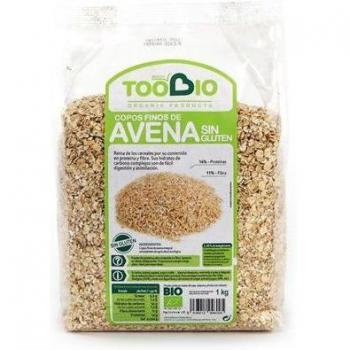 Copos de Avena Finos Sin Gluten TooBio 1kg Organic