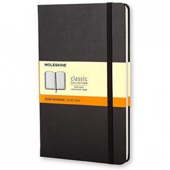 Moleskine Ruled Hardcover Notebook Large Black