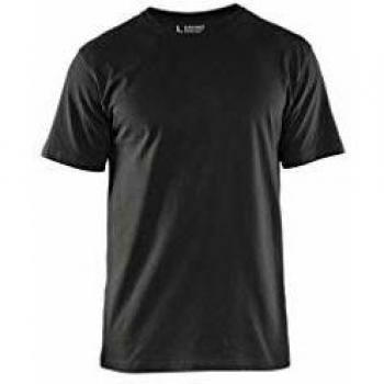 Blaklader Pack of 5 Black Cotton Work T-Shirts - Size 5XL