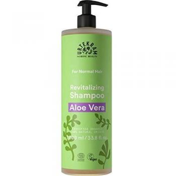 Urtekram Shampoo - Aloe Vera - Normal Hair - Vegan, Organic, Moisturizing, Natural Origin, Citrus, 1000 ml