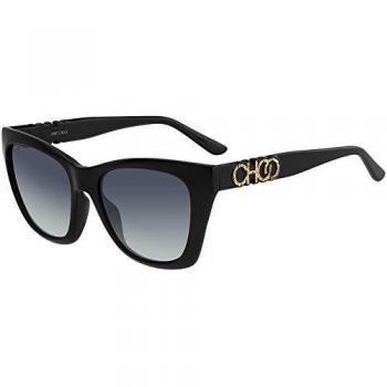 Jimmy Choo Women's Rikki Cat Eye Sunglasses - Black Dark Grey Gradient - One Size
