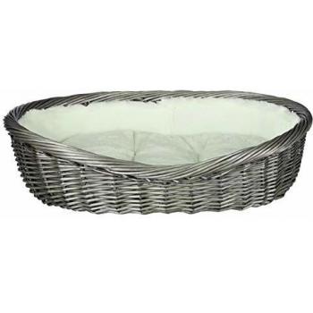 Trixie 80 cm Grey Dog Basket with Cushion