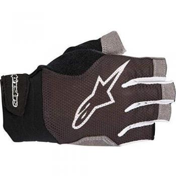 Alpinestars Rolling Corto Dedo Guantes, Hombre, Negro/Blanco