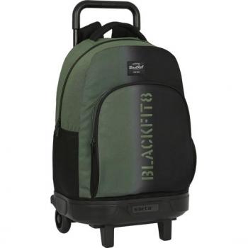 Mochila Grande con Ruedas Compacta Extensible y Reversible Blackfit8 'Gradient' - Safta