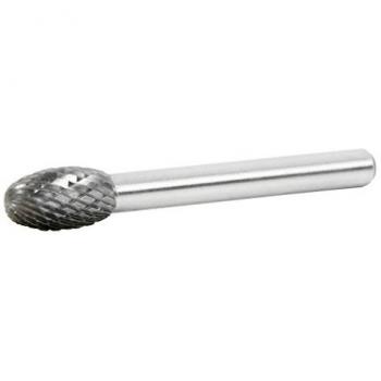 Fresa Rotativa Ovalada de Metal Duro Dentado Cruzado 16mm Punta Forma Gota - 1 Unidad