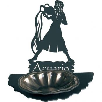 IMEX EL ZORRO El Zorro 11482-Cenicero Acuario, 175 x 108 mm, Hierro Forjado, Negro, 8x10.8x17.5 cm