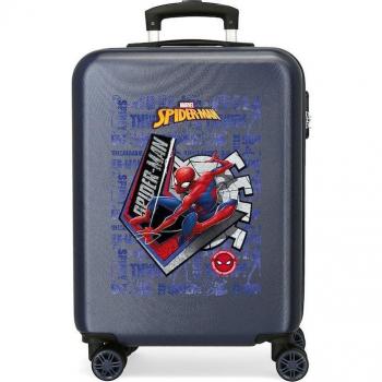 Marvel Spiderman Great Power Maleta de Cabina Rígida Azul 38x55x20cm 34L