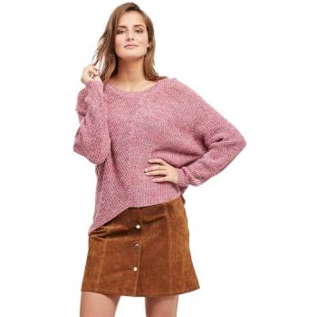 Vila Jersey Mujer Vikaleida L S Top Rojo S