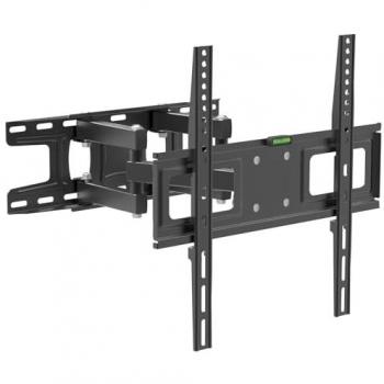 Soporte de Pared Universal para TV Giratorio e Inclinable de 23-83 con Doble Brazo, Capacidad 80kg y VESA Máx. 600x400mm