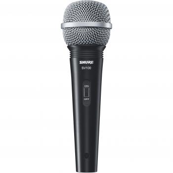 Micrófono Unidireccional Shure SV100 Multi-Usado para Voz con Conector XLR-Jack