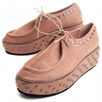 Montevita - Zapato con Plataforma para Mujer Trenca 88205 Rosa Talla: 35