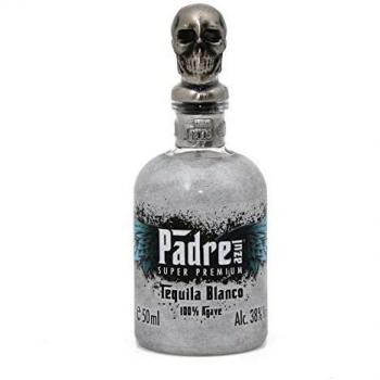 Tequila Padre Azul Blanco Super Premium Miniatura 50ml 38% Vol