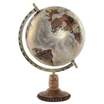 Globo Terráqueo Home ESPRIT Dorado Rosa Claro Vintage 22 x 20 x 33 cm