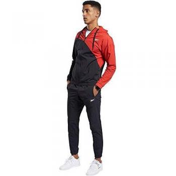Reebok TS Woven Tracksuit Conjunto Deportivo, Hombre, legacr/Negro, M