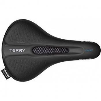 Fisio GTC Gel Max Men's Touring Comfort Saddle - Black, Relaxed Design, 12-15cm Width
