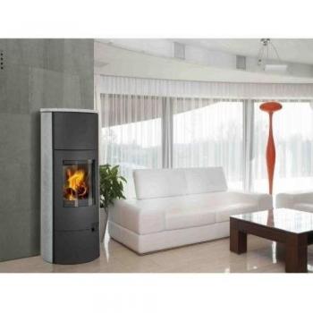 Chimenea Horno wasserführend romotop Lugo 02 esteatita Agua 14 KW