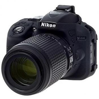 Easycover ECND5300B - Funda de silicona para Nikon D5300, color negro