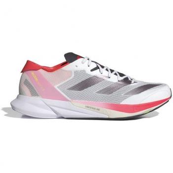 Adidas Adizero Adios 8 Running Shoes - White/Red, Men's Size 42