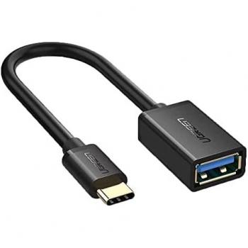 Cable USB Ugreen 30701 de 0,15 m USB 3.2 Gen 1 (3.1 Gen 1) USB C a USB A Negro