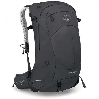 Osprey Stratos 34 Mochila de senderismo, Hombre, Talla: One Size, Tunnel Vision Grey