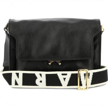 Marni Women's Trunk Crossbody Bag in Black | SBMP0103Q5P264400N99, Shoulder Bag, Color: Black, Size: ONE SIZE, Type: Cross Body Bags