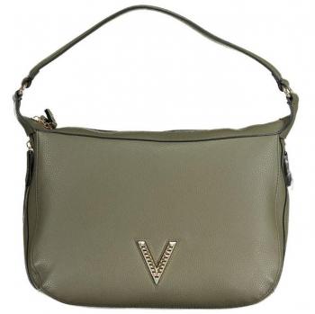 Valentino by Mario Valentino Green Polyethylene Handbag, Female, Size: ONE SIZE, Green Shoulder Bag with Adjustable Strap