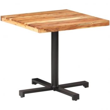 vidaXL Bistro Table Square 80x80x75 cm Solid Acacia Wood