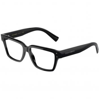 Dolce & Gabbana DG3383 501 Armazones Lentes Recetados para Hombre Negros 53