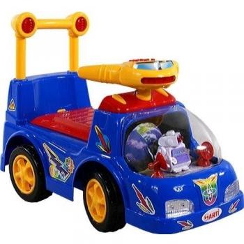 Correpasillos y andados para bebes - Portador con funcion empuja -Tire del juguete - Coche para bebe - Coches para ninos - Baby car ARTI 3211 Space Star Blue Ride-On