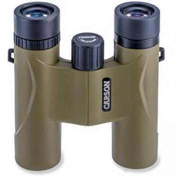 Carson Stinger 10x25mm Compact Binocular, Matte, Brass, HW-025