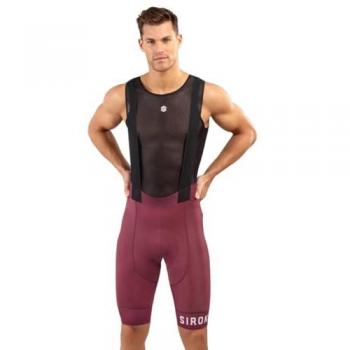 Culote Corto de Ciclismo para Hombre BX Bionaz Siroko Burdeos