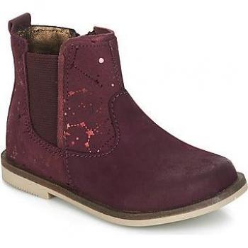 Botines Kickers MOON para niña en color burdeos