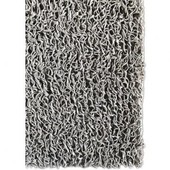 Rollo Felpudo Rizos Sin Base - Metro Lineal Gris