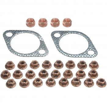 Kit de montaje HJS para catalizador BMW 82 12 2322, compatible con modelos E46 y E39, sin juntas de colector