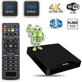 Smart Box TV Android 2GB RAM 16GB 4K 3D Quad Core Cortex-A53 Android 7.1.2