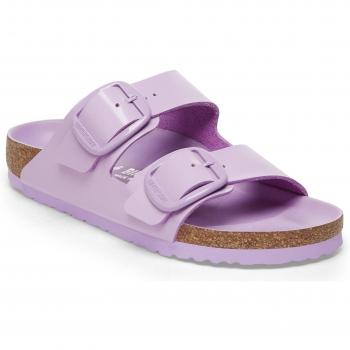 Birkenstock Arizona Big Buckle Women's Sandals - Patent Natural Leather, Purple, Size 8 US