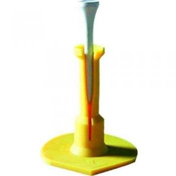 Longridge accesorios ajustable ranurado Range té 100ST Bulk, amarillo, TERTDL