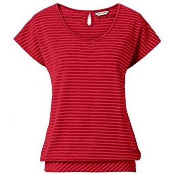VAUDE Skomer II – Camiseta, Primavera/Verano, Mujer, Color Fresa, tamaño Extra-Small