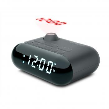 Muse M-179 P Black Radio Despertador - Tipo: Radio despertador, Color: Negro, Funciones: Alarma dual, Sintonizador AM/FM, Pantalla LED, Entrada AUX, Snooze