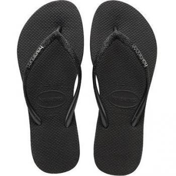 Havaianas Slim Sparkle II Black Women's Flip Flops