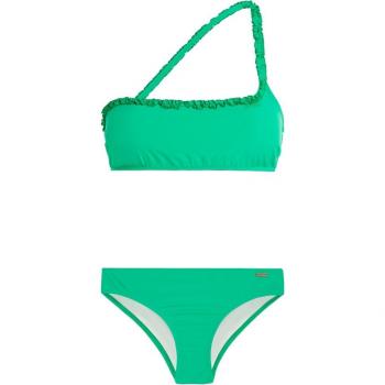 Bikini de mujer Prtnahla Protest con estampado colorido, tejido suave y elástico, diseño de triángulo ajustable, copas extraíbles, parte inferior de corte brasileño y detalles en la cintura