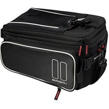 Basil Sport Design Rear Trunk Borsa per portapacchi, Unisex Adulto, Nero, Taglia Unica
