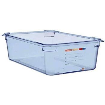 Caja Hermética Azul ABS GN 1/1 150mm Sin BPA - Araven