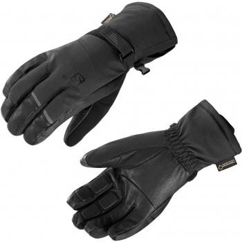 Salomon Guantes impermeables ligeros, propeller gtx, negro, hombre, talla: XL
