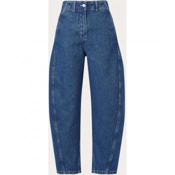 Studio Nicholson Akerman Voluminous Leg Jeans, Blue female, Sizes: 2XS, M