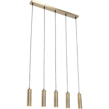 Lámpara colgante moderna de bronce con 5 luces - Jeana